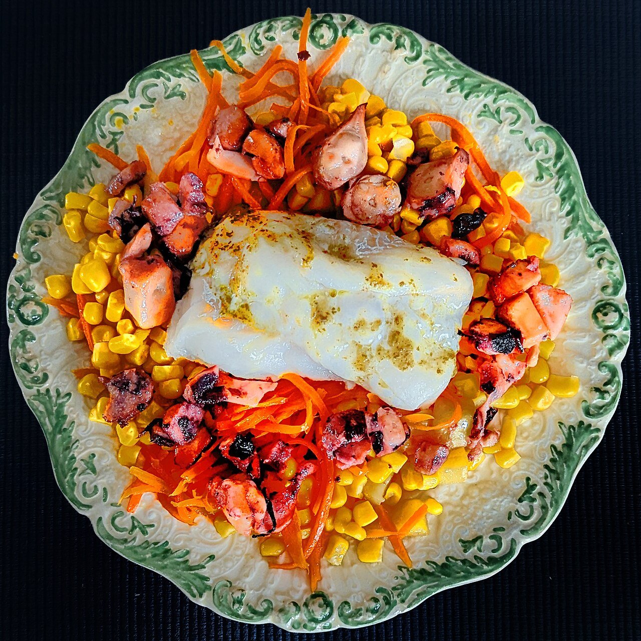 Cod with Tomatoes and Olives