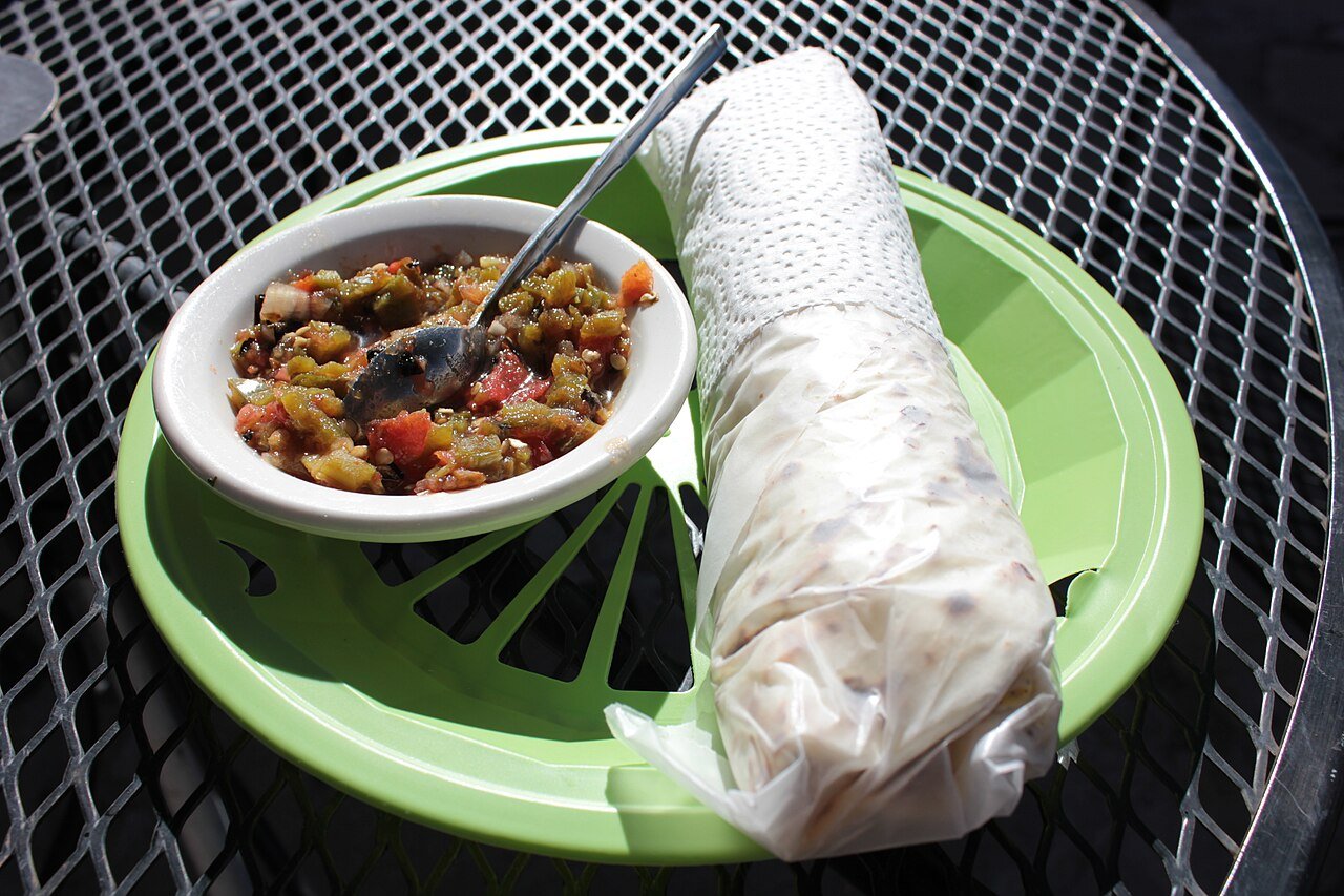 Veggie and Egg Breakfast Burrito